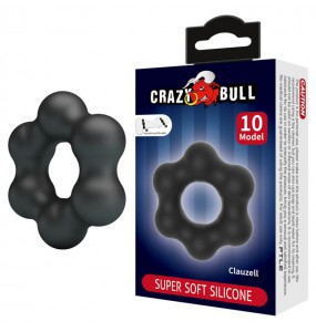 CRAZY BULL - Clauzell Super Soft Silicon Male Delay Cock Rings (Model 10)